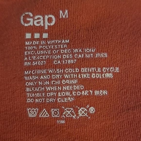 GAP Fleece Pullover Pink Mock Neck Sweatshirt Quarter Zip Long Sleeve Jacket Med - Picture 5 of 16